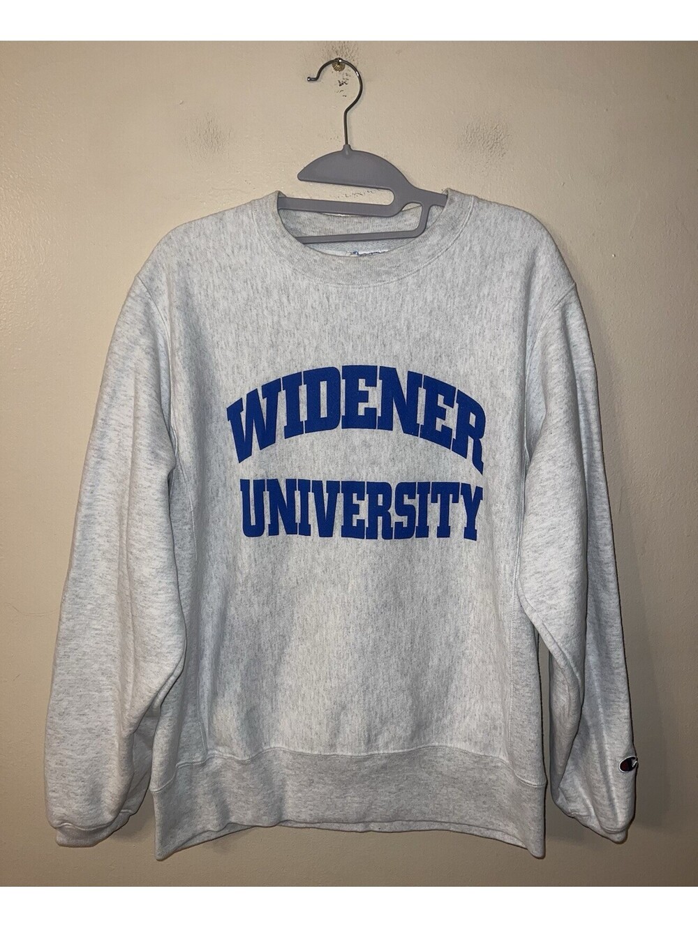 Champion Reverse Weave Widener Univeristy Sweatshirt Size S Gray Vintage